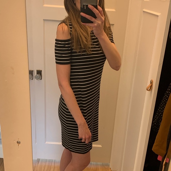 Striped White House Black Market Dress - Picture 2 of 5